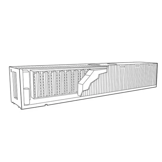 Mobile energy storage container for weather stations grid-connected type