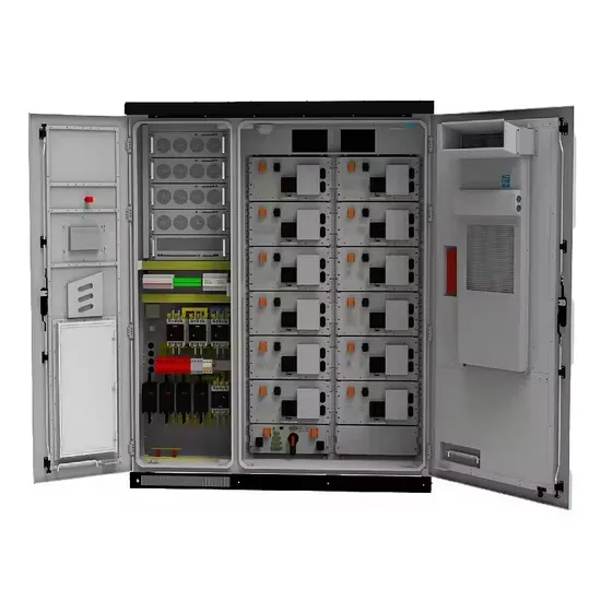Hybrid solar energy storage cabinet system includes