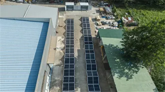Pioneering energy storage system lights up ''roof of the
