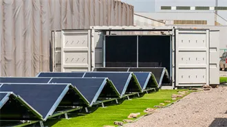 "Solar Energy Storage System Container"