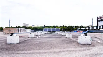 Solar container communication station power generation operation
